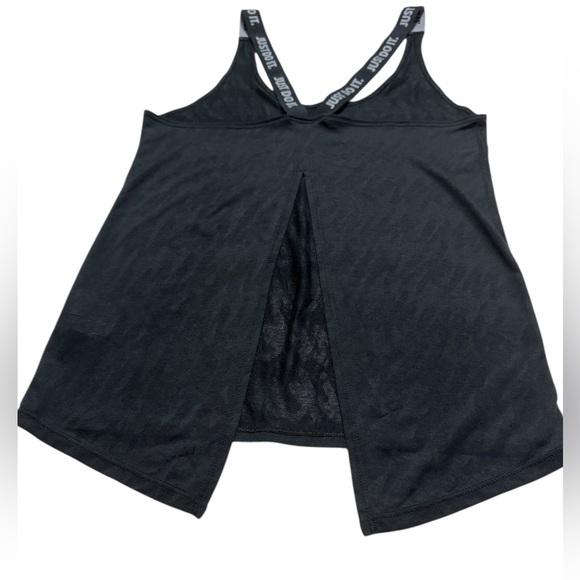 Women’s Nike Swim Poly Core Solids Fast Back Tank in Black Cover up Top S Small - Picture 4 of 16
